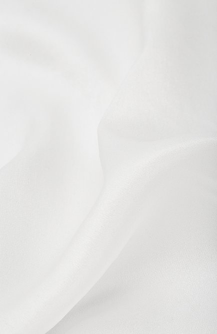 Мужской шелковый платок BRIONI белого цвета, арт. 071000/PZ411 | Фото 2 (Материал: Текстиль, Шелк; Региональные ограничения белый список (Axapta Mercury): RU)