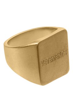 Мужского кольцо VETEMENTS золотого цвета, арт. UE63RI200G 5100 BRASS | Фото 1 (Материал: Металл)