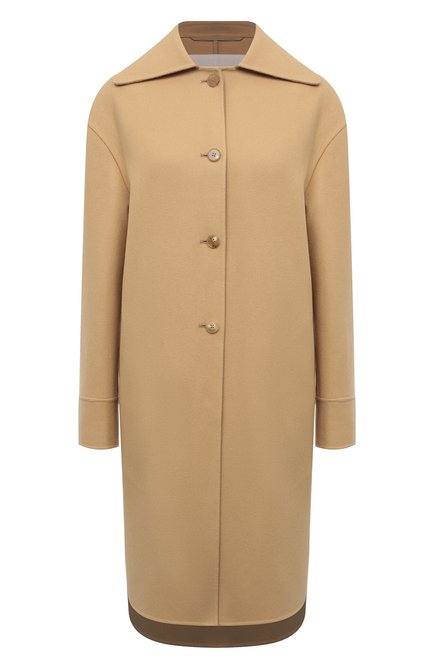 Женское кашемировое пальто JIL SANDER бежевого цвета по цене 480000 руб., арт. JSPT120785-WT100503 | Фото 1