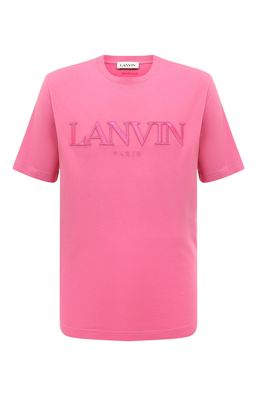 Хлопковая футболка Lanvin  RM TS0005/J208