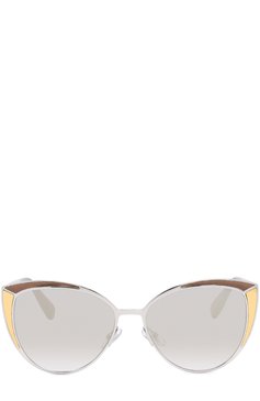 Женские солнцезащитные очки JIMMY CHOO серебряного цвета, арт. D0MI VNE | Фото 3 (Материал внутренний: Не назначено; Региональные ограничения белый список (Axapta Mercury): Не проставлено; Нос: Не проставлено; Тип очков: С/з)
