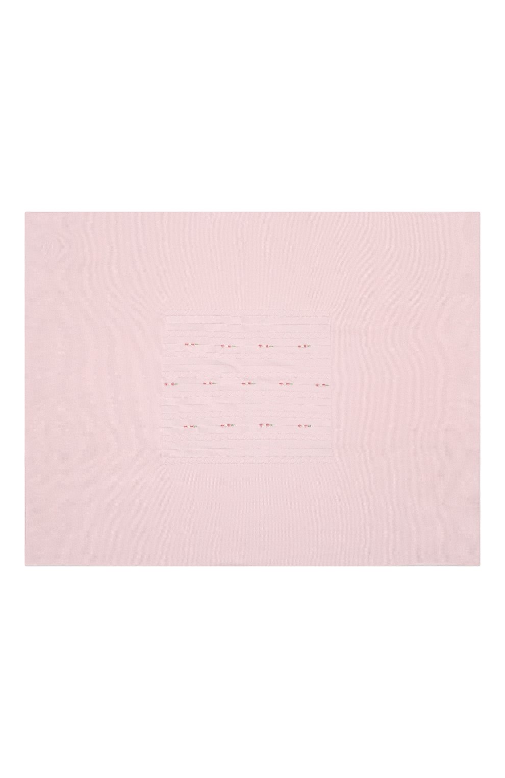 Детского шерстяное одеяло BABY T светло-розового цвета, арт. 23AI112C0 | Фото 2 (Материал: Текстиль, Шерсть; Материал сплава: Проставлено; Нос: Не проставлено)