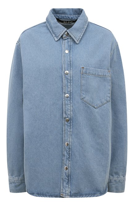 Женская джинсовая рубашка ALINE синего цвета по цене 0 руб., арт. AL071101 | Фото 1