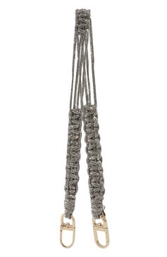 Женские ремень для сумки GIORGIO ARMANI серебряного цвета, арт. Y1H511/YWL5A | Фото 1 (Материал сплава: Проставлено; Нос: Не проставлено; Кросс-КТ: ремень-сумка)