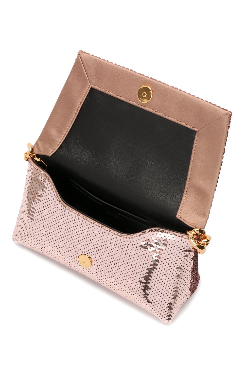 Женская сумка label mini TOM FORD розового цвета, арт. L1487T-ISA026 | Фото 4 (Женское Кросс-КТ: Вечерняя сумка; Размер: mini; Материал: Текстиль)