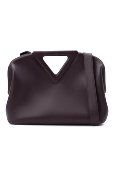 Женская сумка point medium BOTTEGA VENETA темно-фиолетового цвета, арт. 652446/VCP40 | Фото 6 (Сумки-технические: Сумки через плечо, Сумки top-handle; Размер: medium; Материал: Натуральная кожа; Региональные ограничения белый список (Axapta Mercury): RU; Ремень/цепочка: На ремешке)