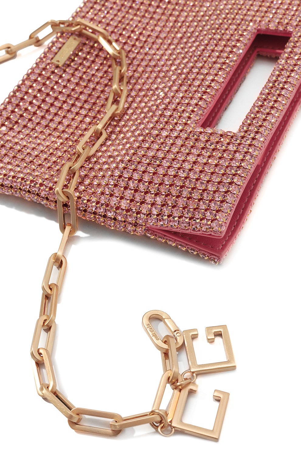Женская сумка lucinda nano CULT GAIA розового цвета, арт. SH2544PS | Фото 3 (Сумки-технические: Сумки top-handle; Материал сплава: Проставлено; Материал: Текстиль; Драгоценные камни: Проставлено)