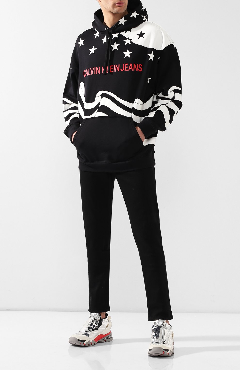 Calvin klein shop flag hoodie