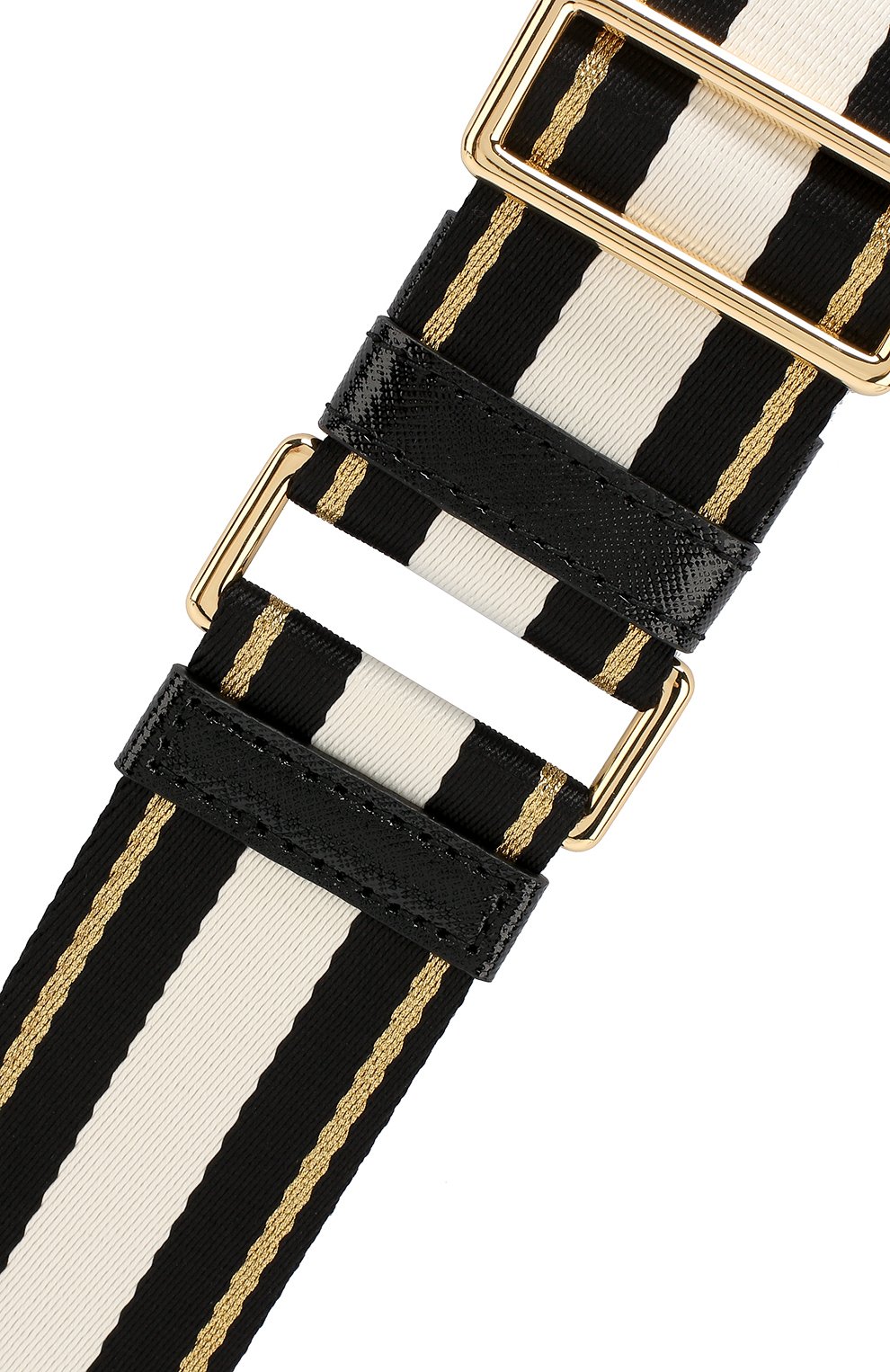Женские текстильный ремень для сумки MARC JACOBS (THE) черного цвета, арт. M0014595 | Фото 3 (Ошибки технического описания: Нет высоты, Нет глубины; Кросс-КТ: ремень-сумка; Статус проверки: Проверено, Проверена категория; Материал: Текстиль)