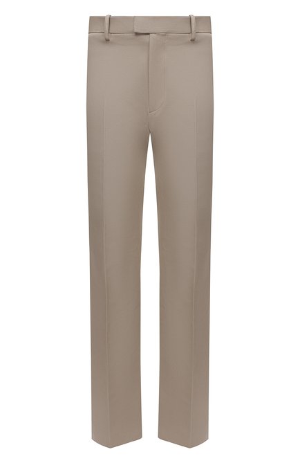 Мужские хлопковые брюки BOTTEGA VENETA бежевого цвета по цене 79600 руб., арт. 657796/V0BT0 | Фото 1
