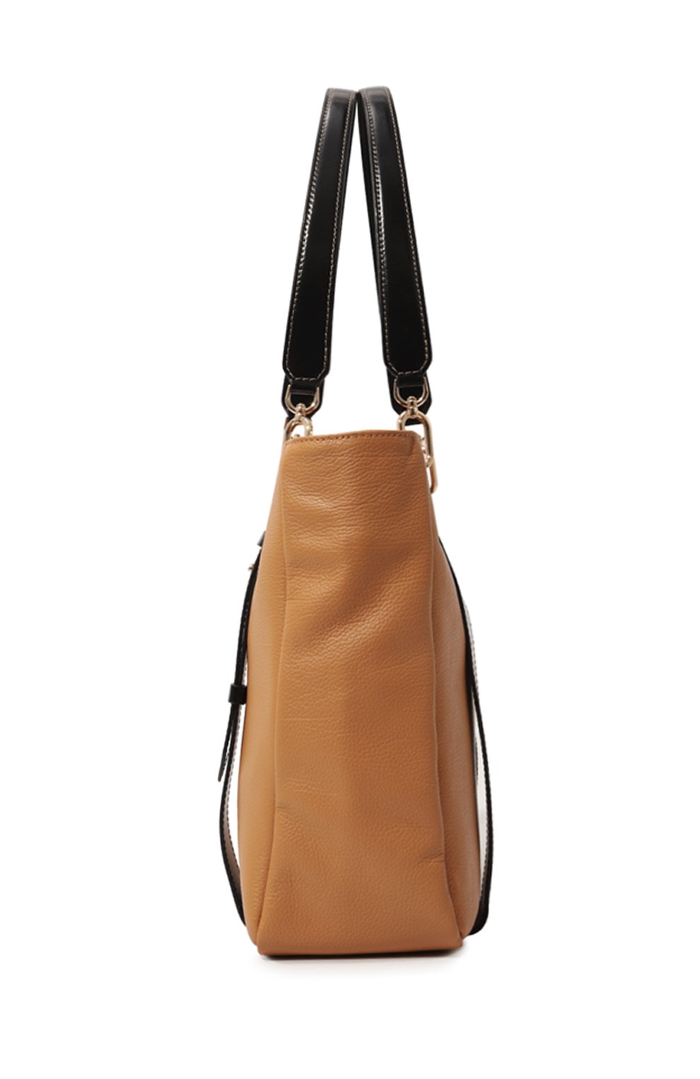 Женский сумка-шопер oyster medium BORBONESE коричневого цвета, арт. 923736 | Фото 4 (Сумки-технические: Сумки-шопперы; Материал: Натуральная кожа)