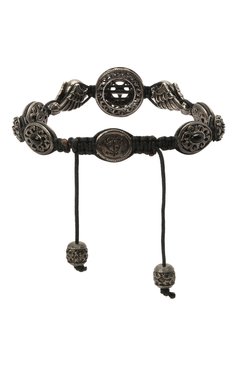 Мужской браслет крылья GL JEWELRY черного цвета, арт. M460005-S97-414 | Фото 3 (Материал: Серебро)