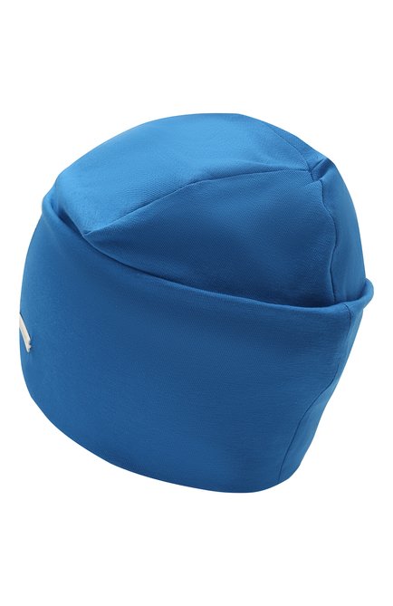 Детского хлопковая шапка IL TRENINO синего цвета, арт. 21 5272 | Фото 2 (Материал: Текстиль, Хлопок; Региональные ограничения белый список (Axapta Mercury): RU)