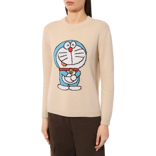 фото Шерстяной пуловер doraemon x gucci gucci