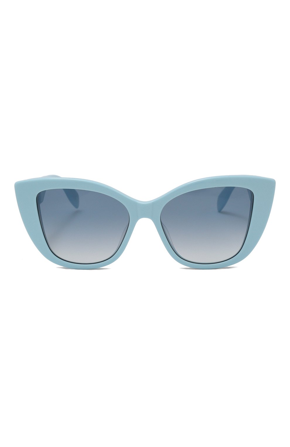 Женские солнцезащитные очки ALEXANDER MCQUEEN голубого цвета, арт. AM0347S 004 | Фото 3 (Тип очков: С/з; Оптика Гендер: оптика-женское)