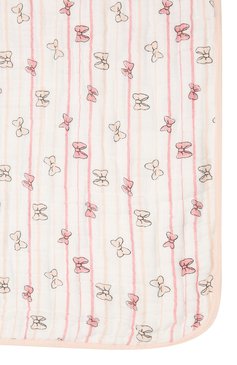 Детского хлопковое одеяло ADEN+ANAIS розового цвета, арт. EMBC10001DI | Фото 4 (Материал: Текстиль, Хлопок)