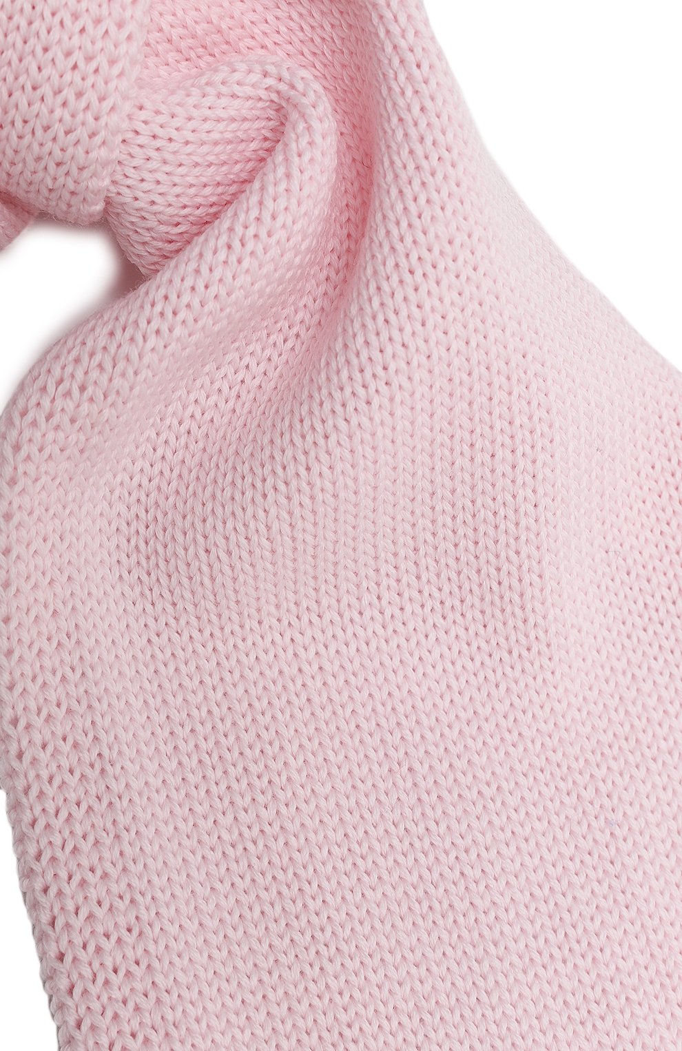 Детский шерстяной шарф CATYA розового цвета, арт. 327726 | Фото 2 (Материал: Текстиль, Шерсть; М атериал сплава: Проставлено; Нос: Не проставлено)
