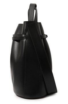 Женская сумка bucket sigma NEOUS черного цвета, арт. 00025A | Фото 4 (Сумки-технические: Сумки top-handle; Размер: medium; Материал: Натуральная кожа; Материал сплава: Проставлено; Драгоценные камни: Проставлено)