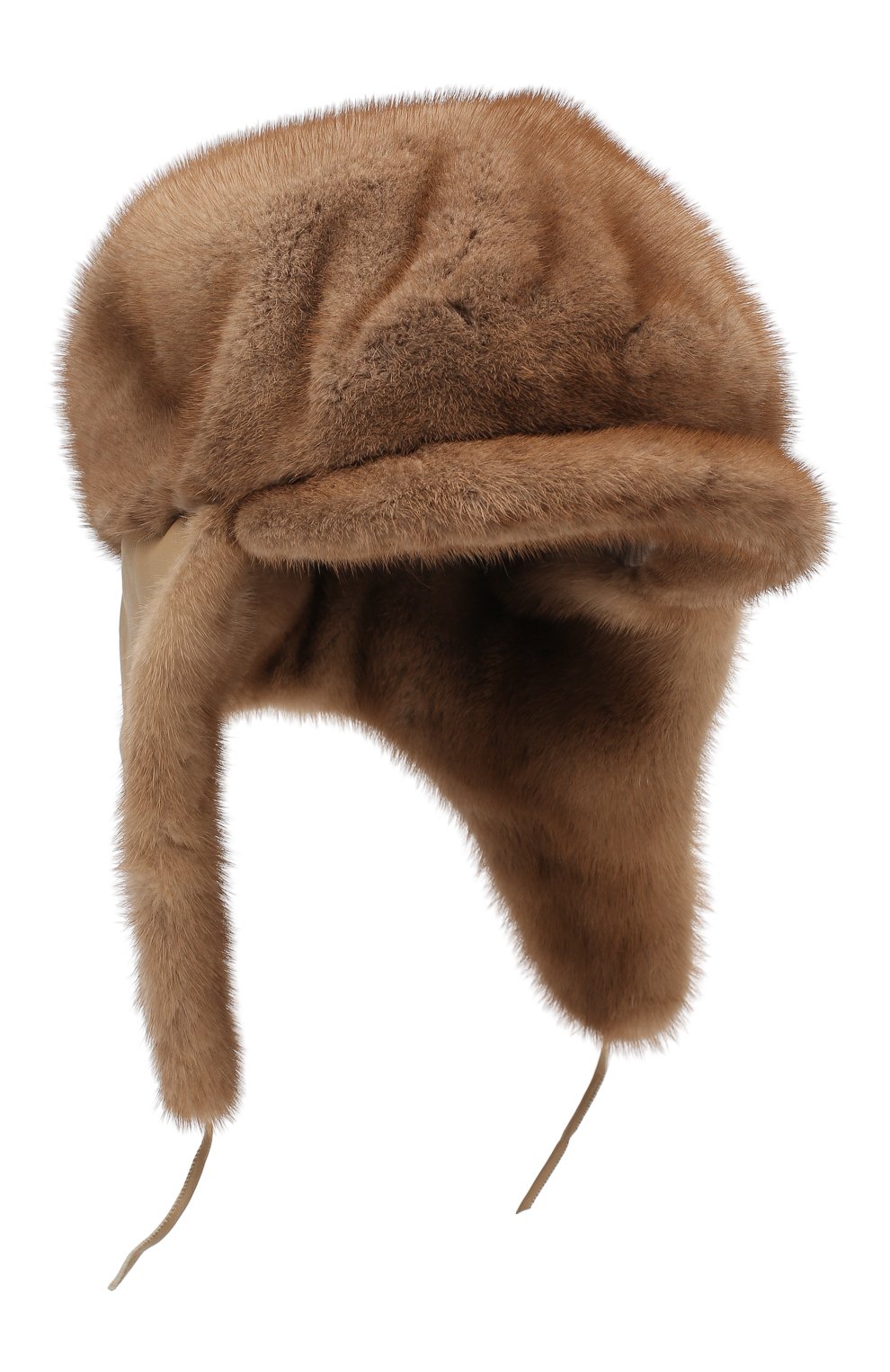 Мужская кепка из меха норки FURLAND коричневого цвета, арт. 0076802110103300000 | Фото 4 (Материал: Натуральный мех; Статус проверки: Проверена категория)