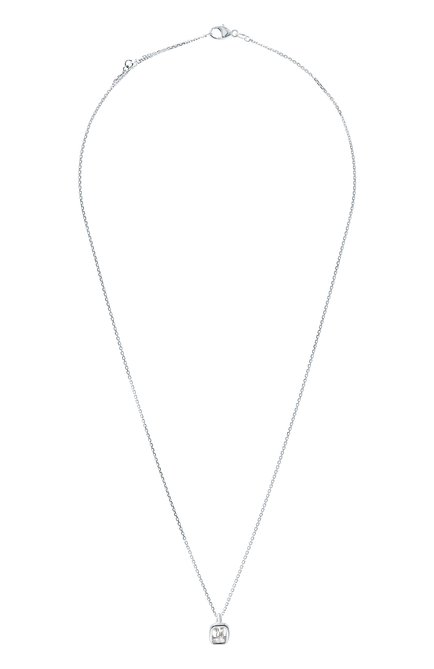 Женская подвеска на цепочке MOONKA прозрачного цвета, арт. wav-ch-crs | Фото 1 (Материал: Серебро)