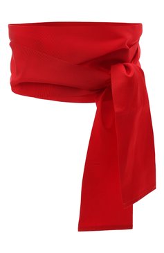 Женский текстильный пояс SARA ROKA красного цвета, арт. BELT/C10-S21/130 | Фото 1 (Материал: Текстиль; Кросс-КТ: Широкие)