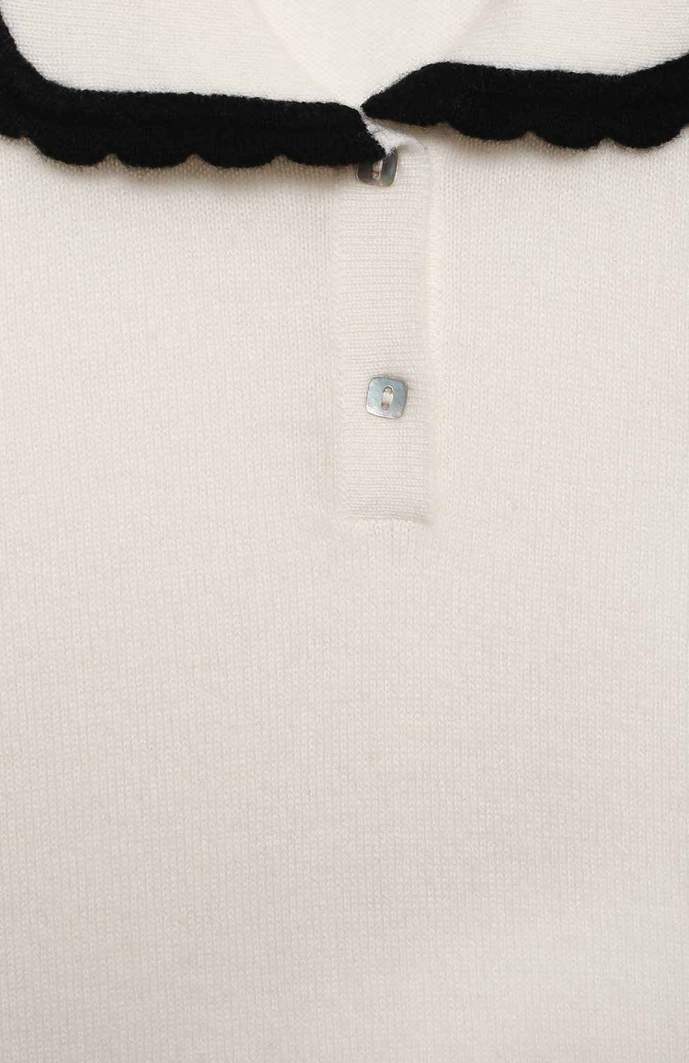 Детский кашемировый пуловер GIORGETTI CASHMERE кремвого цвета, арт. MB1804/8A-14A | Фото 3 (Девочки Кросс-КТ: Пуловер-одежда; Материал внешний: Шерсть, Кашемир; Рукава: Короткие; Региональные ограничения белый список (Axapta Mercury): Не проставлено; Материал сплава: Проставлено; Драгоценные камни: Проставлено; Ростовка одежда: 10 - 11 лет | 140 - 146см, 12 лет | 152 см, 13 - 15 лет | 158 см, 8 лет | 128 см)