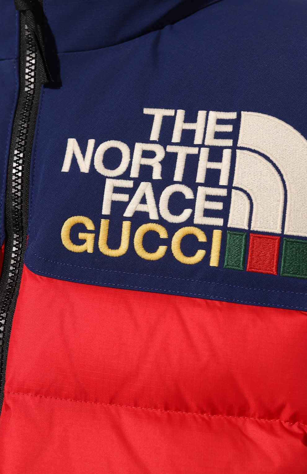 фото Пуховик the north face x gucci gucci