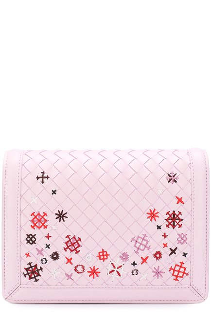 Женский клатч mini montobello BOTTEGA VENETA розового цвета, арт. 490085/VBIN1 | Фото 1 (Статус проверки: Проверена категория, Требуются правки; Ремень/цепочка: На ремешке; Материал: Натуральная кожа; Женское Кросс-КТ: Клатч-клатчи; Размер: mini)