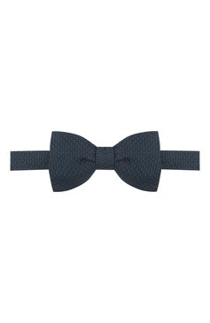 Мужской шелковый галстук-бабочка LANVIN темно-синего цвета, арт. 1208/B0W TIE | Фото 1 (Материал: Текстиль, Шелк; Материал сплава: Проставлено; Нос: Не проставлено)