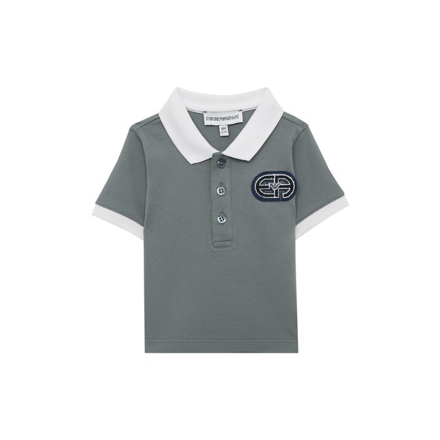 Хлопковое поло Emporio Armani