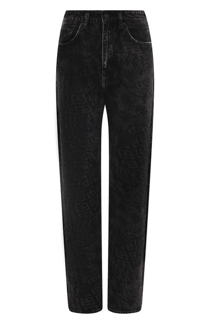 Женские джинсы KSUBI темно-серого цвета, арт. WFA23DJ004 | Фото 1 (Материал внешний: Хлопок; Материал сплава: Проставлено; Драгоценные камни: Проставлено; Длина (брюки, джинсы): Стандартные)