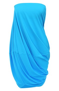 Женское платье NINA RICCI голубого цвета, арт. 23PJR0006PA0471 | Фото 1 (Случай: Коктейльный; Стили: Гламурный; Длина Ж (юбки, платья, шорты): Мини; Материал внешний: Синтетический материал; Материал сплава: Проставлено; Драгоценные камни: Проставлено; Женское Кросс-КТ: Платье-одежда)