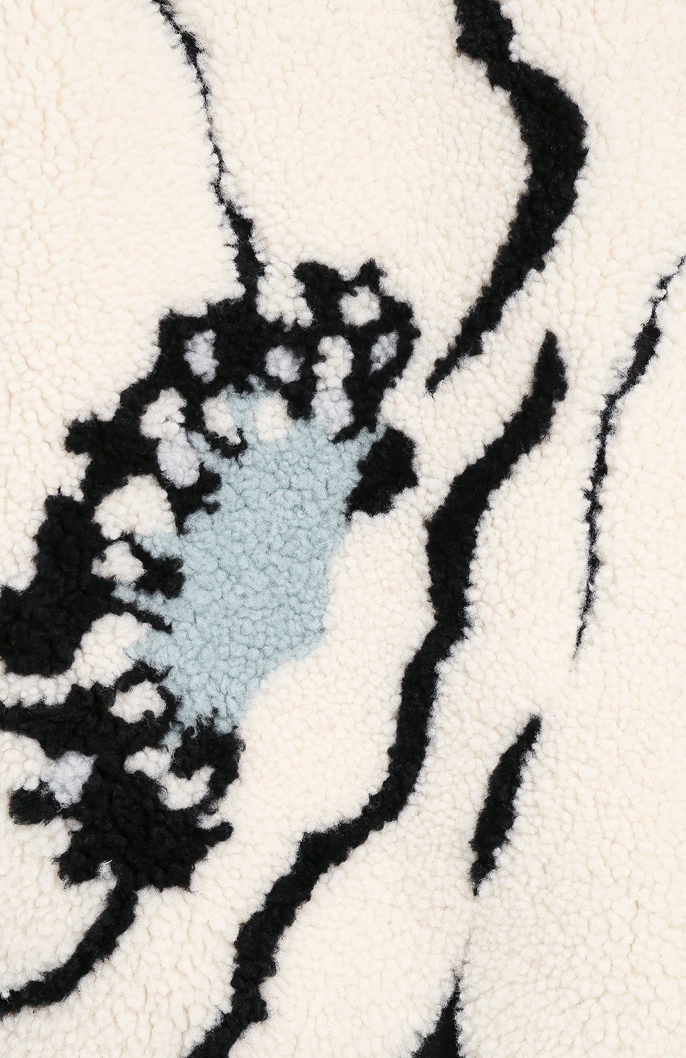 Женское шерстяное пальто VALENTINO черного цвета, арт. TF3FA825RCF | Фото 5 (Материал внешний: Шерсть; Длина (верхняя одежда): До середины бедра; 1-2-бортные: Однобортные; Рукава: 3/4; Статус проверки: Проверена категория)