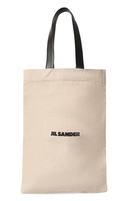 Женский сумка-шопер JIL SANDER кремвого цвета по цене 74150 руб., арт. J25WC0004-P4917 | Фото 1