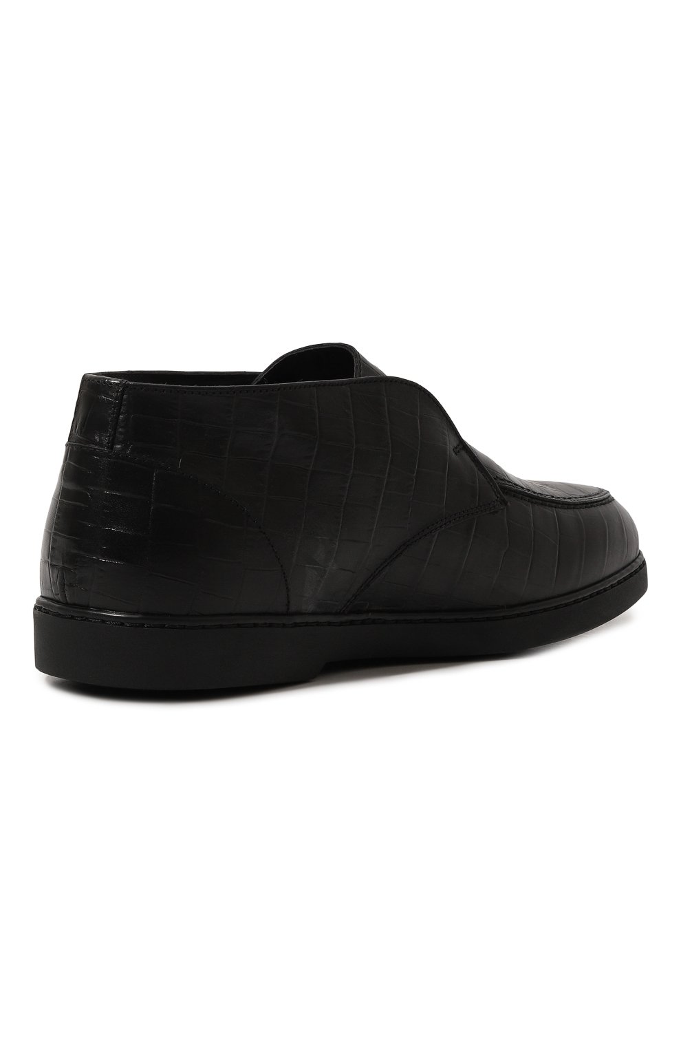 Мужские кожаные ботинки DOUCAL'S черного цвета, арт. DU3125ED0-UN023N | Фото 5 (Материал утеплителя: Натуральный мех; Мужское Кросс-КТ: Ботинки-обувь; Материал сплава: Проставлено; Подошва: Плоская; Драгоценные камни: Проставлено)