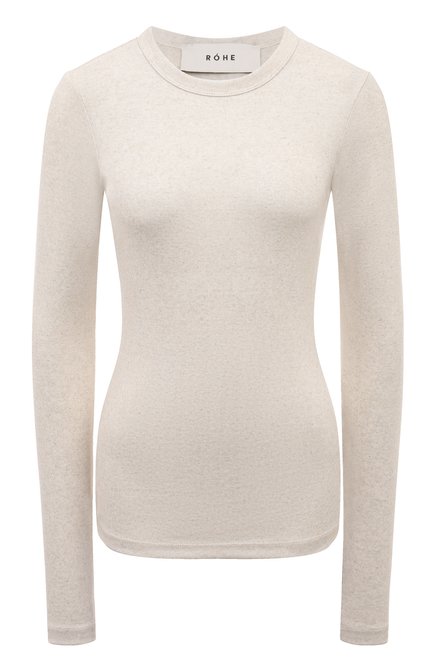 Женский пуловер ROHE кремвого цвета по цене 21550 руб., арт. 408-22-226 | Фото 1