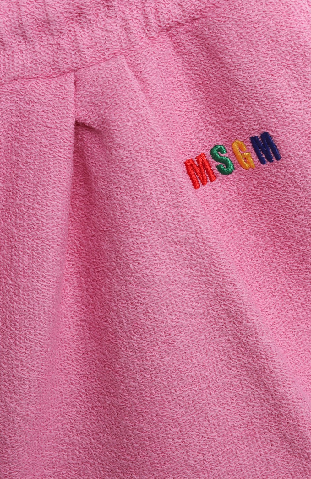 Хлопковые шорты MSGM kids MS029338 Фото 3