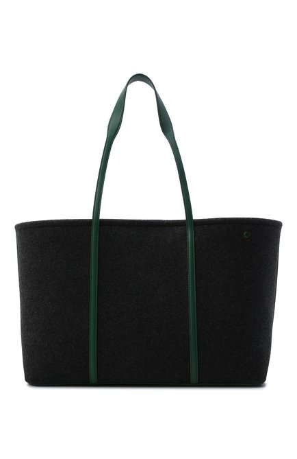 Женский сумка-тоут LORO PIANA серого цвета, арт. FAL9328 | Фото 1 (Размер: large; Материал: Текстиль; Сумки-технические: Сумки-шопперы)