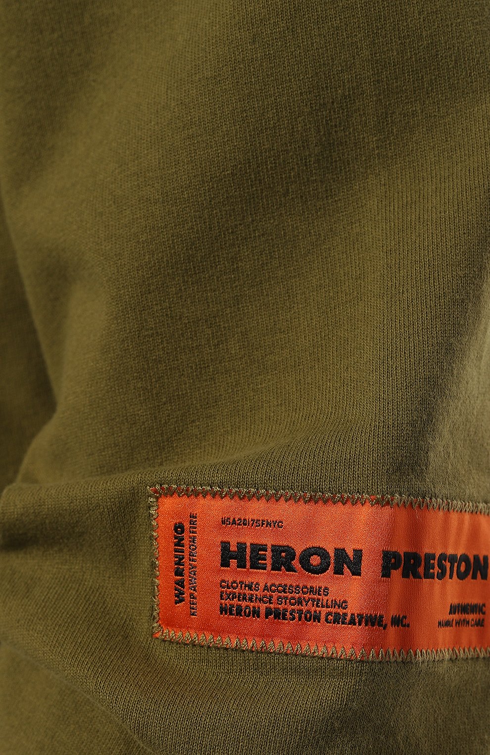 Хлопковый лонгслив Heron Preston  HMAB028F22JER0015500 Фото 5