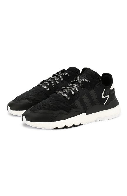 Adidas nite best sale jogger carbon black