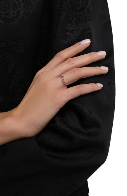 Женское кольцо-корона с аметистом MOONKA фиолетового цвета, арт. tr-cr-amt | Фото 2 (Материал: Серебро)