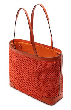 Женский сумка-тоут nine2five JIMMY CHOO оранжевого цвета, арт. NINE2FIVE E/W/VQU | Фото 5 (Сумки-технические: Сумки-шопперы; Материал: Текстиль; Размер: large)