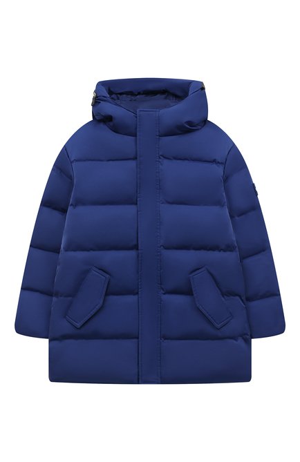 Детский пуховая куртка ADD синего цвета по цене 0 руб., арт. AMGB009C NY285/6A-8A | Фото 1