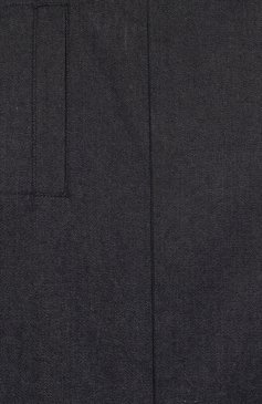 Женский хлопковый комбинезон CO темно-синего цвета, арт. 9019GKSC | Фото 5 (Рукава: Длинные; Случай: Повседневный; Материал внешний: Хлопок; Стили: Минимализм; Длина (брюки, джинсы): Укороченные; Женское Кросс-КТ: Комбинезон-одежда)