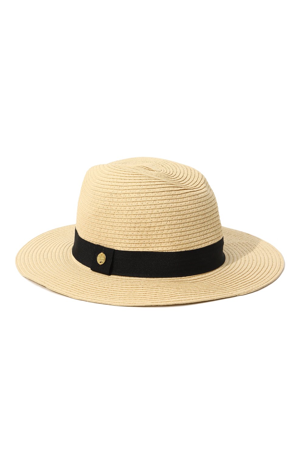 Женская шляпа fedora MELISSA ODABASH бежевого цвета, арт. FED0RA | Фото 3 (Материал сплава: Проставлено; Нос: Не проставлено; Материал: Растительное волокно)