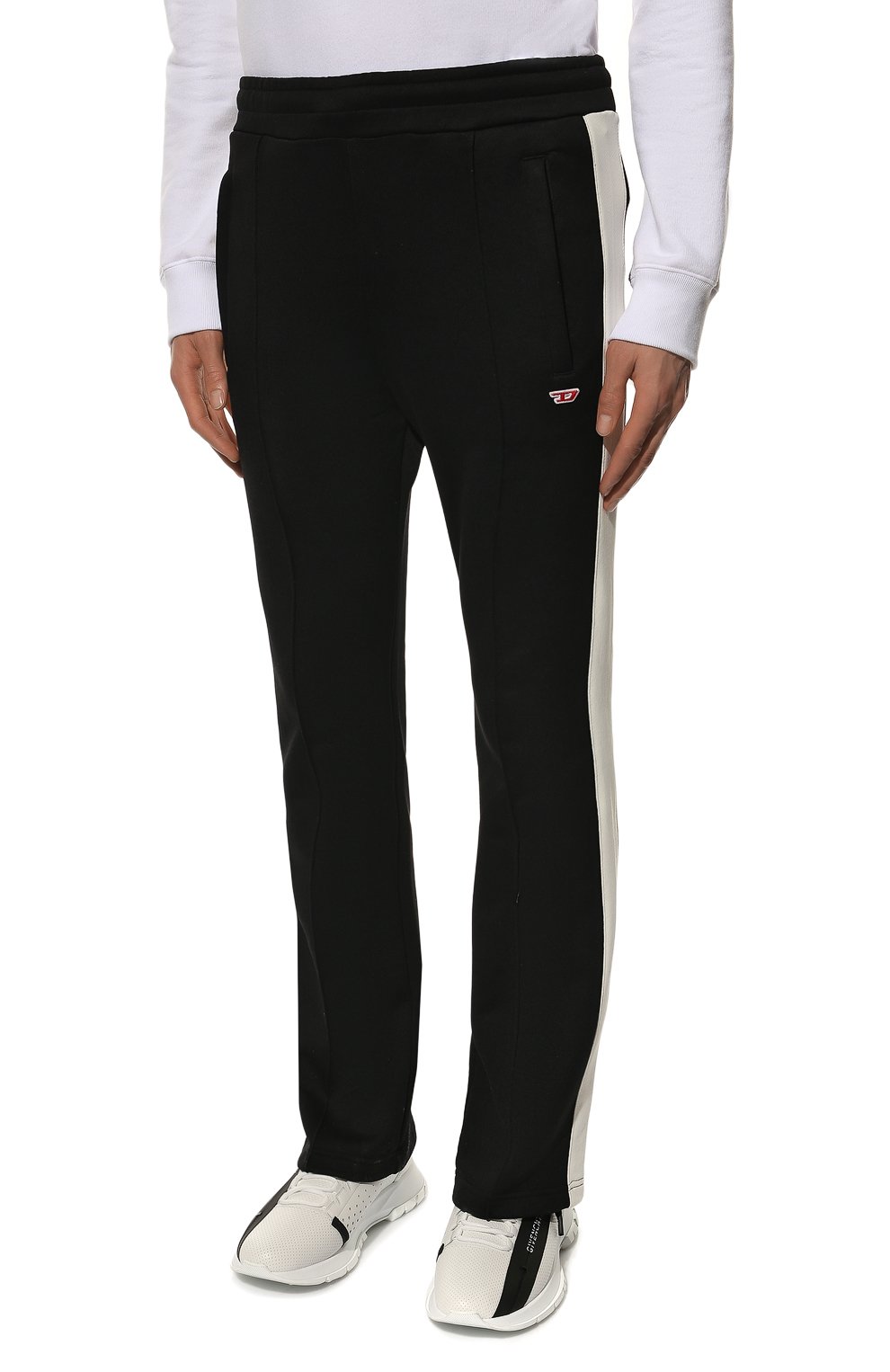 Мужские черные брюки DIESEL купить в интернет-магазине ЦУМ, арт.A03666/0DLAA