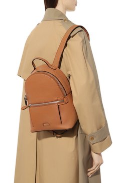 Женский рюкзак ninon LANCEL светло-коричневого цвета, арт. A12093 | Фото 2 (Размер: medium; Материал: Натуральная кожа; Стили: Кэжуэл)
