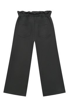 Детские хлопковые брюки PHILOSOPHY DI LORENZO SERAFINI KIDS темно-серого цвета, арт. PJPA124/FE144-BH015/3A-8A | Фото 2 (Случай: Повседневный; Материал внешний: Хлопок)