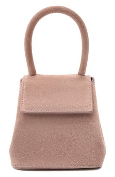 Женская сумка liza mini RUBEUS MILANO розового цвета, арт. 014/18 | Фото 1 (Сумки-технические: Сумки top-handle; Материал: Натуральная кожа, Натуральная замша; Размер: mini; Ремень/цепочка: На ремешке)