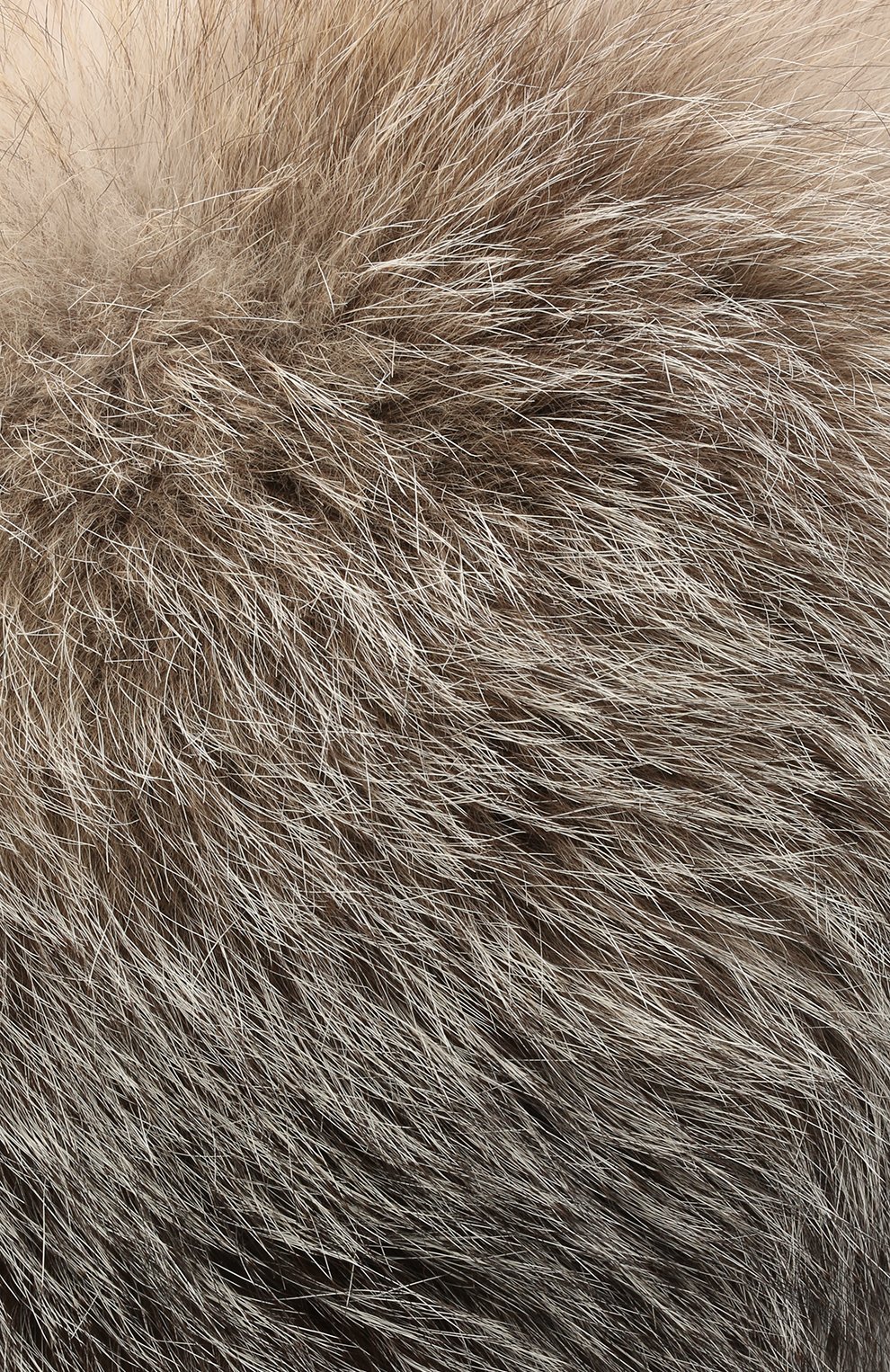 Женская шапка из меха лисы FURLAND серого цвета, арт. 0015309010133600000 | Фото 3 (Материал: Натуральный мех)